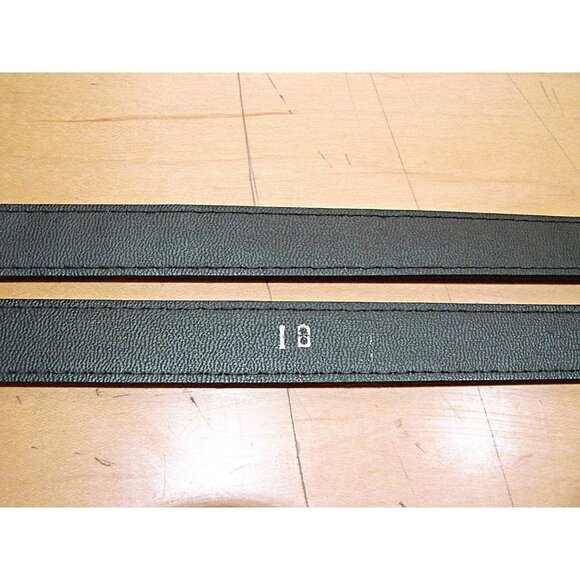 Lot of 2 Womens Brown Black Croc Design Faux Leather Dress Belts Size 10 - Picture 8 of 8